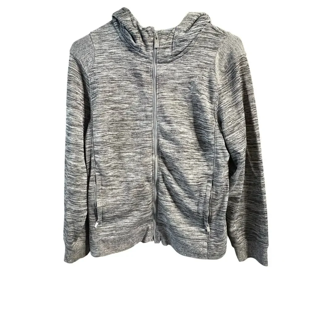 Grey Hooded Jacket - Air Jordan - L